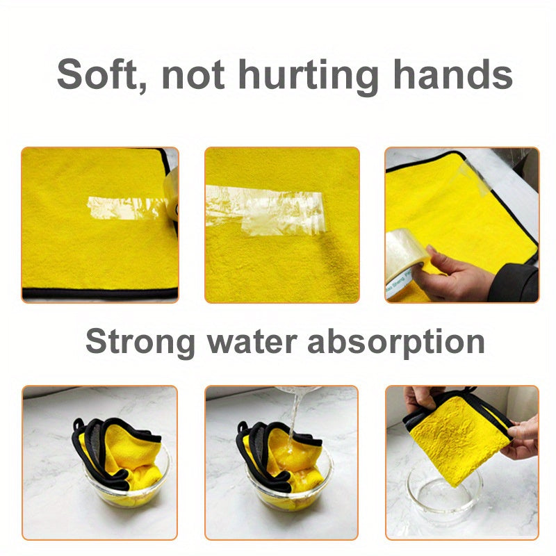 Microfiber Cleaning Cloths Set, Reusable, Soft, Multi-Purpose for Kitchen Windows Car