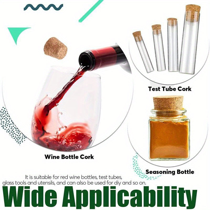 Reusable Wine Bottle Stoppers Set of 10 for Bottles and Bar Accessories