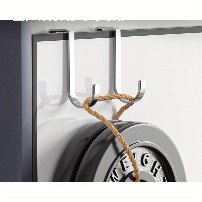 1/2 Metall Seamless Hooks talabalar yotoqxonasida portativ, teshiksiz foydalanish uchun. Oshxona, yotoqxona, hammom yoki ofislar orqasida tartibga solish uchun zanglamaydigan po'latdan yasalgan S-shaklidagi tutqichlar.