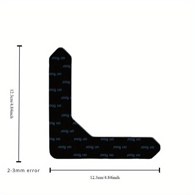Набор из 4/8 высококачественных нескользящих наклеек для ковров, предотвращающих скольжение и скручивание ковров, идеально подходит для ковриков в гостиной, столовой и ванной комнате.