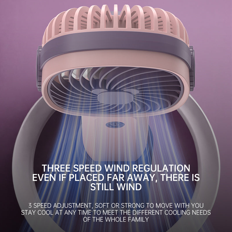 "Portativ Qo'l Fani (1 dona), 3.14''x1.18'' o'lcham, USB orqali zaryadlanadigan kichik fan, uy va sayohat uchun, stolda joylashish va telefon ushlagich bilan ko'p funksiyali, plastik materialdan tayyorlangan"