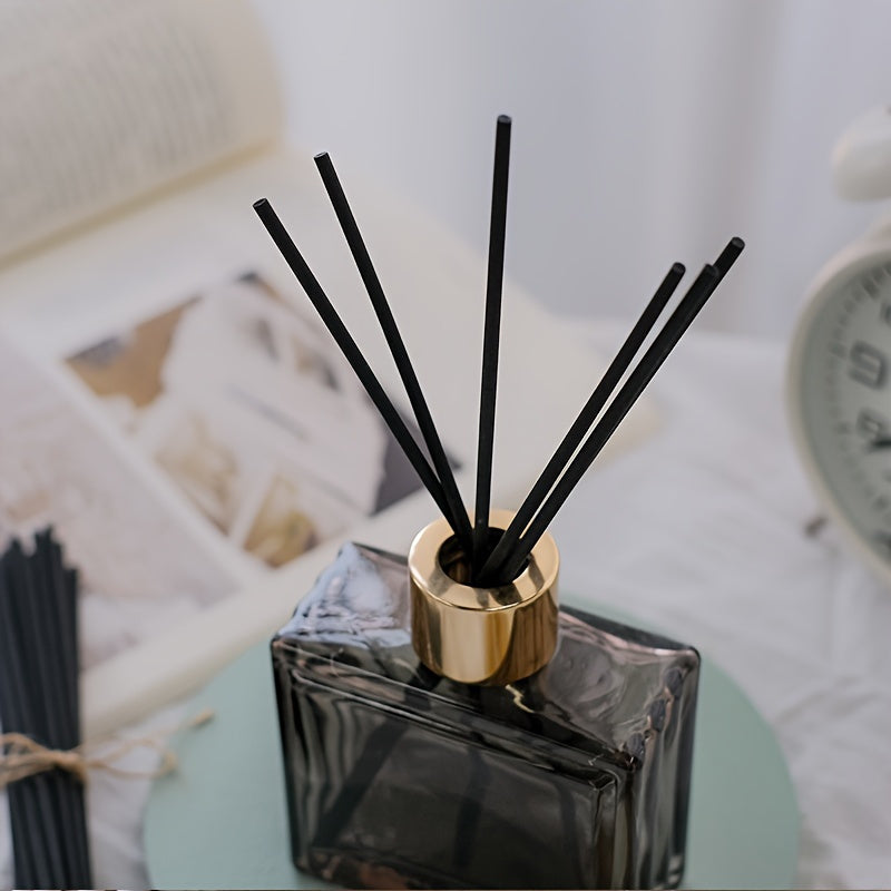 Elegant Black and Gold Reed Diffuser Sticks for Home Decor and Relaxation