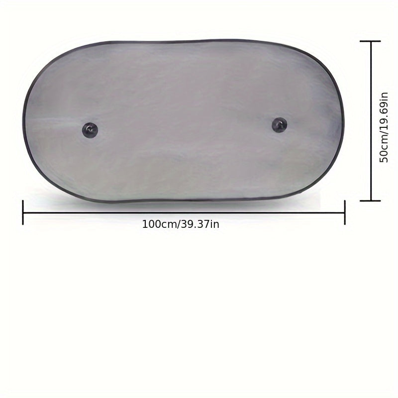 Car Rear Sun Shade Mesh Screen Heat Insulation UV Protection Vehicle Shield