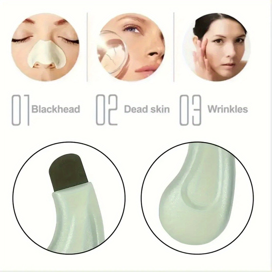 Blackhead Remover Tool for Men and Women, Reusable, Facial Cleansing