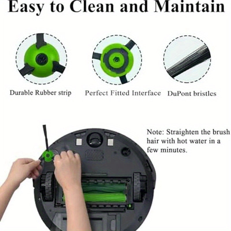 Robot Vacuum Side Brush Replacement for I, J, and E Series Edge-Sweeping Brushes
