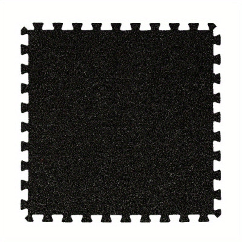 12 ta Plush Foam bir-biriga bog'lanadigan pol matolari to'plami - Sirpanmaydigan, o'yin va ta'lim uchun qulay gilamlar - Yumshoq EVA materialidan tayyorlangan, o'yin maydoni uchun mukammal