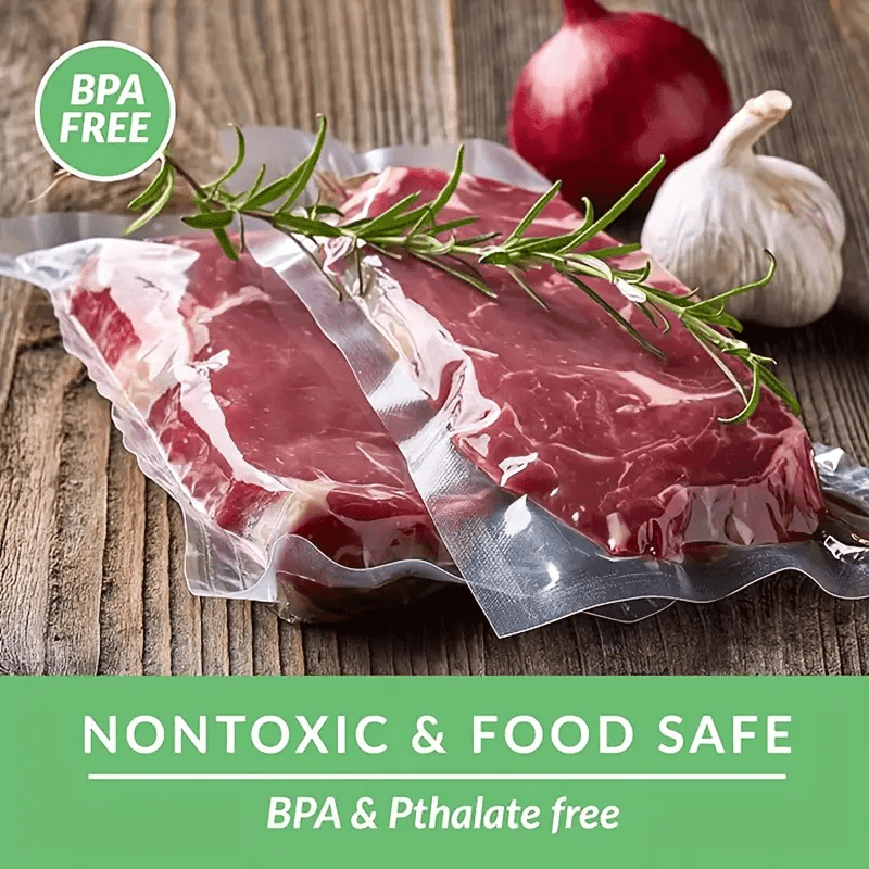 50 Pieces Thickened Mesh Vacuum Sealer Bags for Food Storage and Packaging