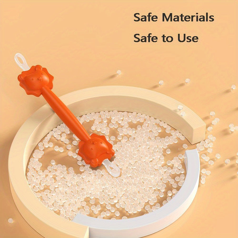 Two Sets of Cartoon Lion Nasal Cleaning Tools for Kids and Adults