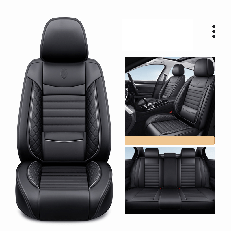 Universal PU teri avtomobil o‘rindiq qoplamasi to‘liq to‘plam, besh kishilik uchun, barcha mavsumlar