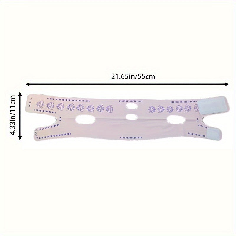 Adjustable Facial Lifting Band for Contouring and Beauty Salon Use Polyester Spandex Reusable Strap