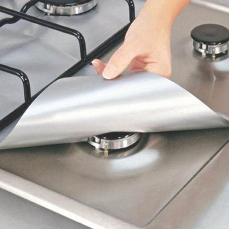Set of 6 Gas Range Burner Protector Pads Extra Thick Reusable Easy to Clean Kitchen Accessory