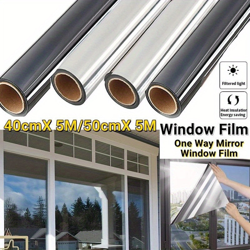 Reflective UV Blocking Window Film for Privacy Heat Control Self-Adhesive