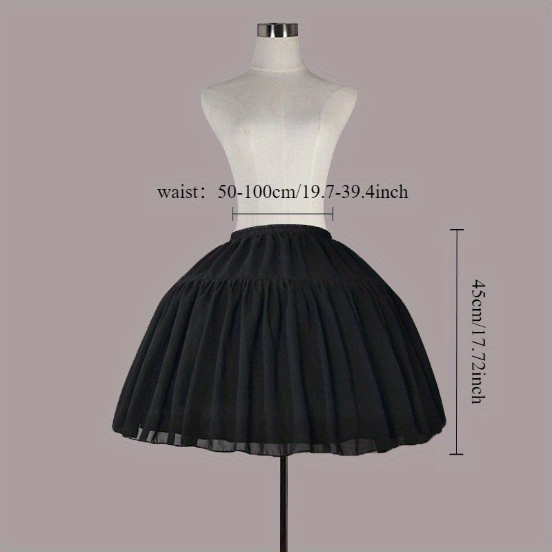 Регулируемая талия, юбка из тюля для спортивного образа, рождественская Лолита, косплей, подкладки