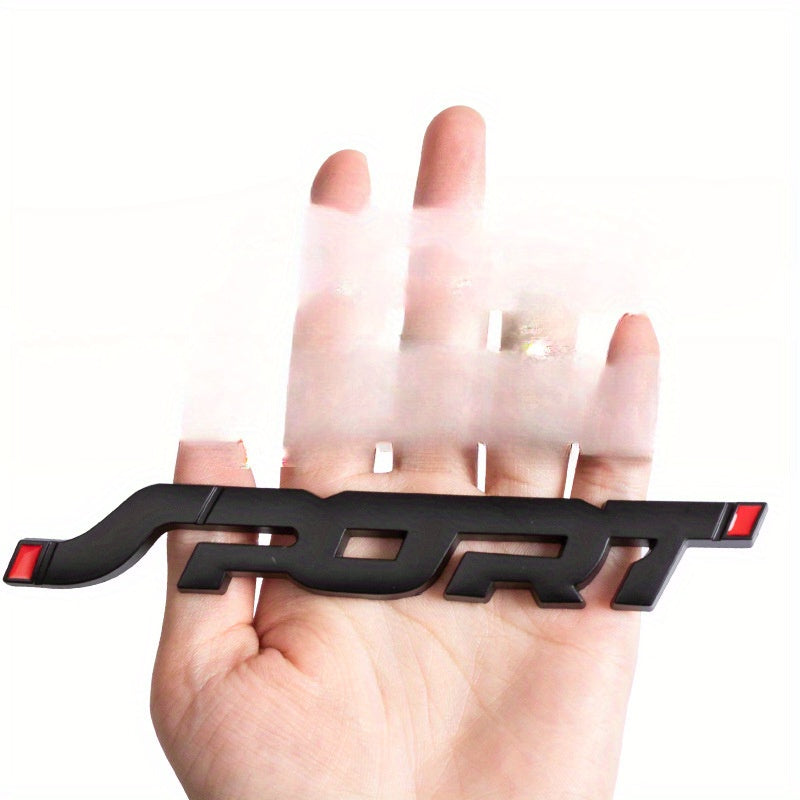 Avtomobil metalli sport stiker tanasi dekoratsiyasi quloq chizig'i decal