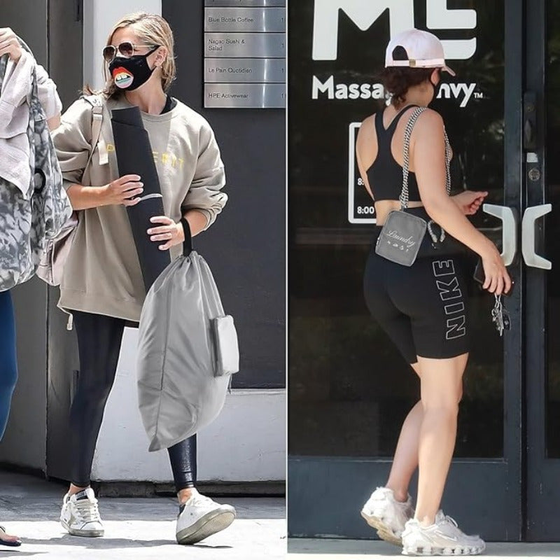 Foldable Laundry Bags with Handles and Aluminum Carabiner for Travel and Camping Black Grey