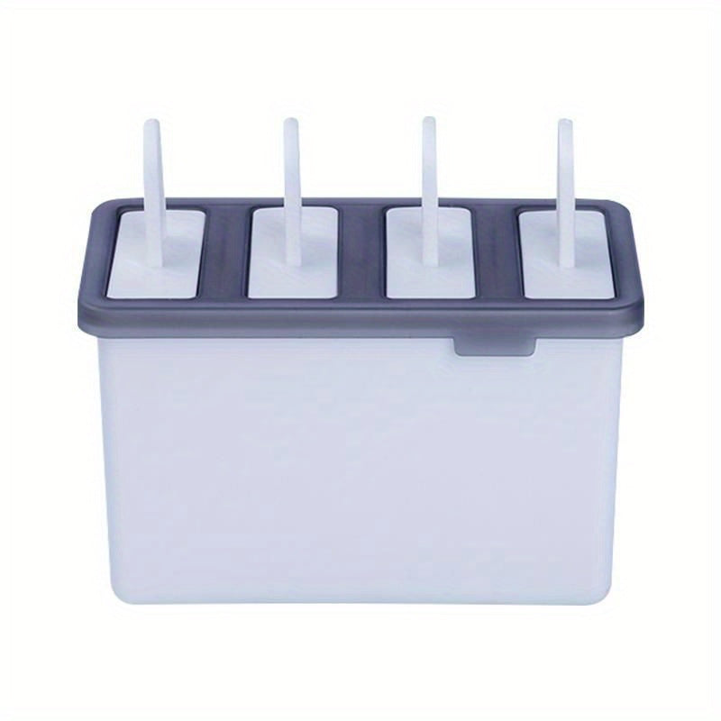 1 to'plam uy muzqaymoq qoliplari to'plami 4 ta uyda tayyorlangan popsikllar yasash uchun