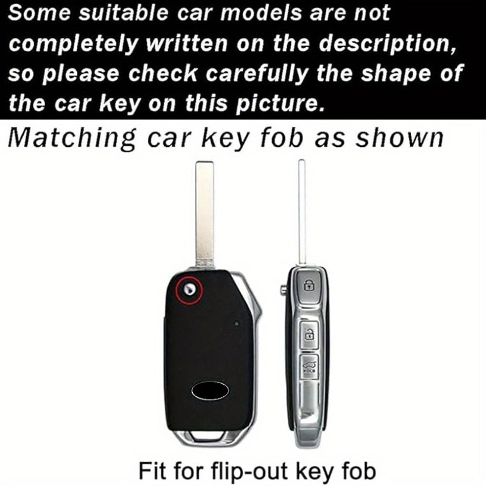 Car Key Fob Cover TPU Flip Shell with Keychain for SUV 2018 2019