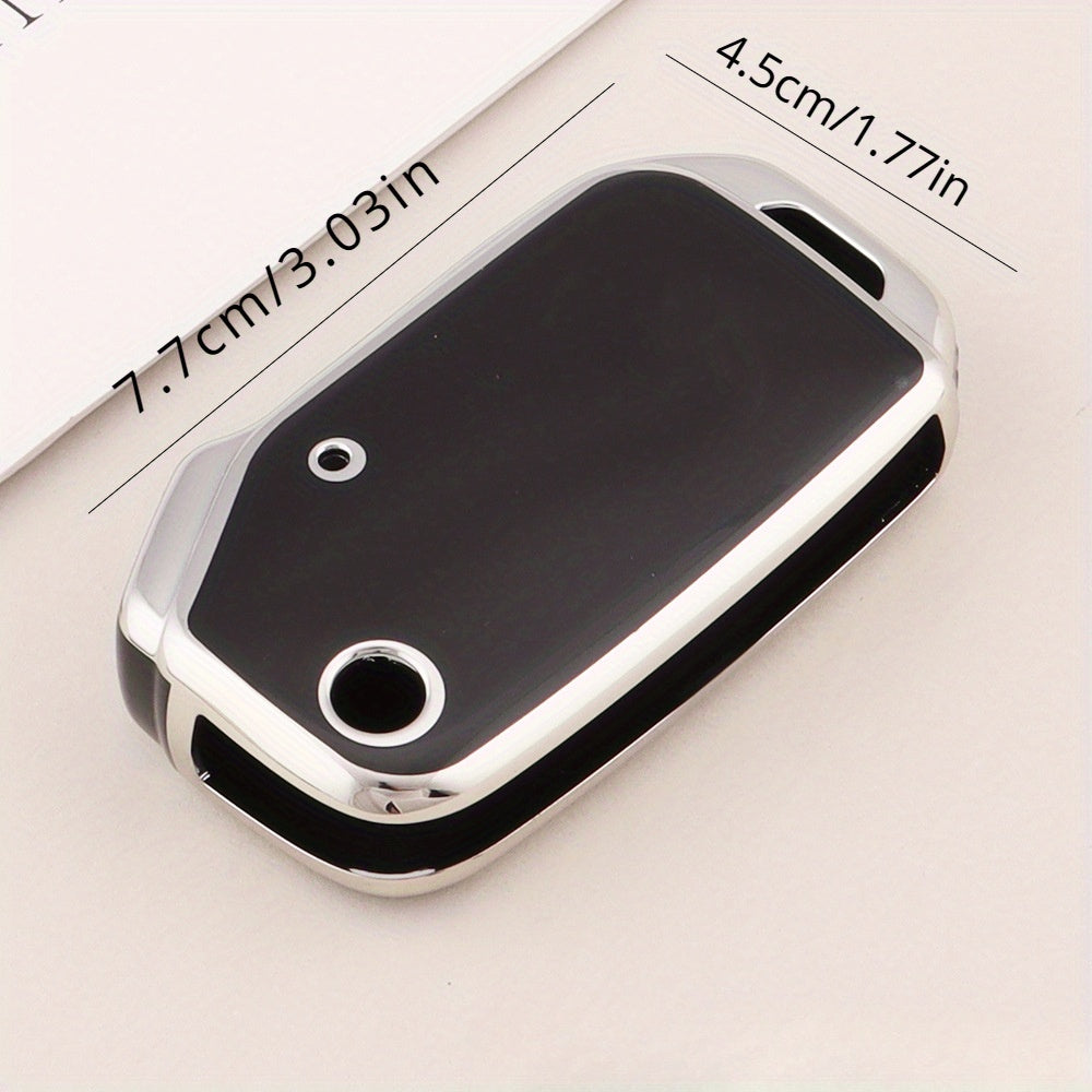 Car Key Fob Cover TPU Flip Shell with Keychain for SUV 2018 2019