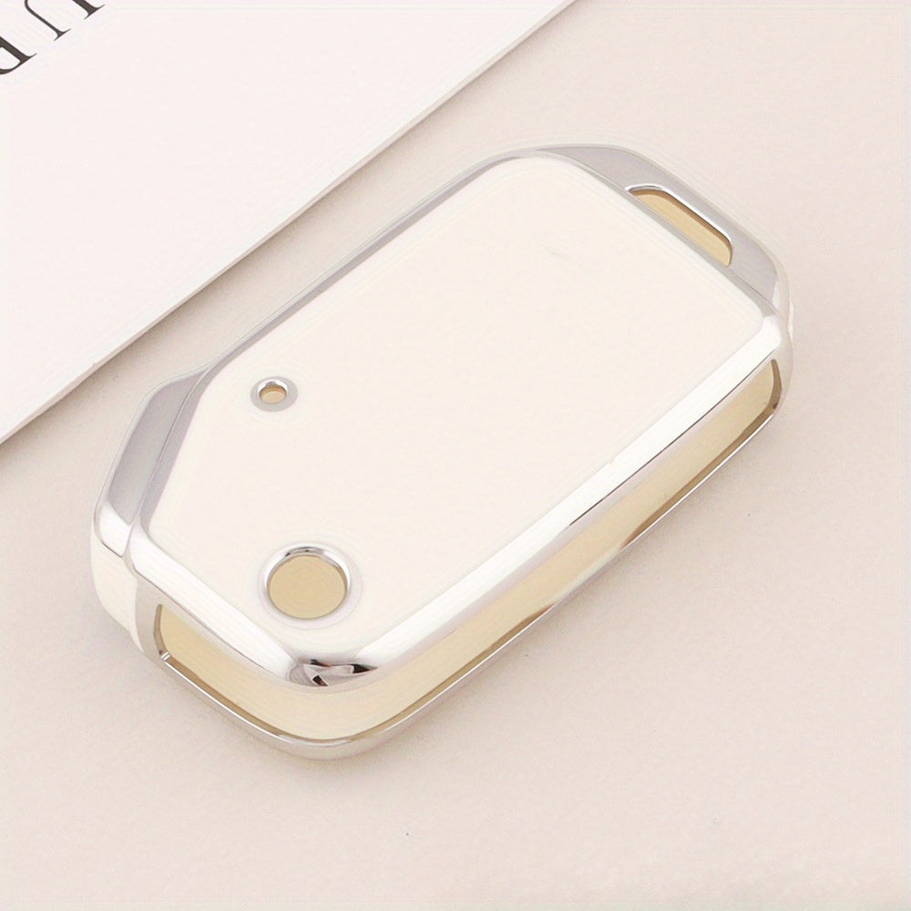 Car Key Fob Cover TPU Flip Shell with Keychain for SUV 2018 2019