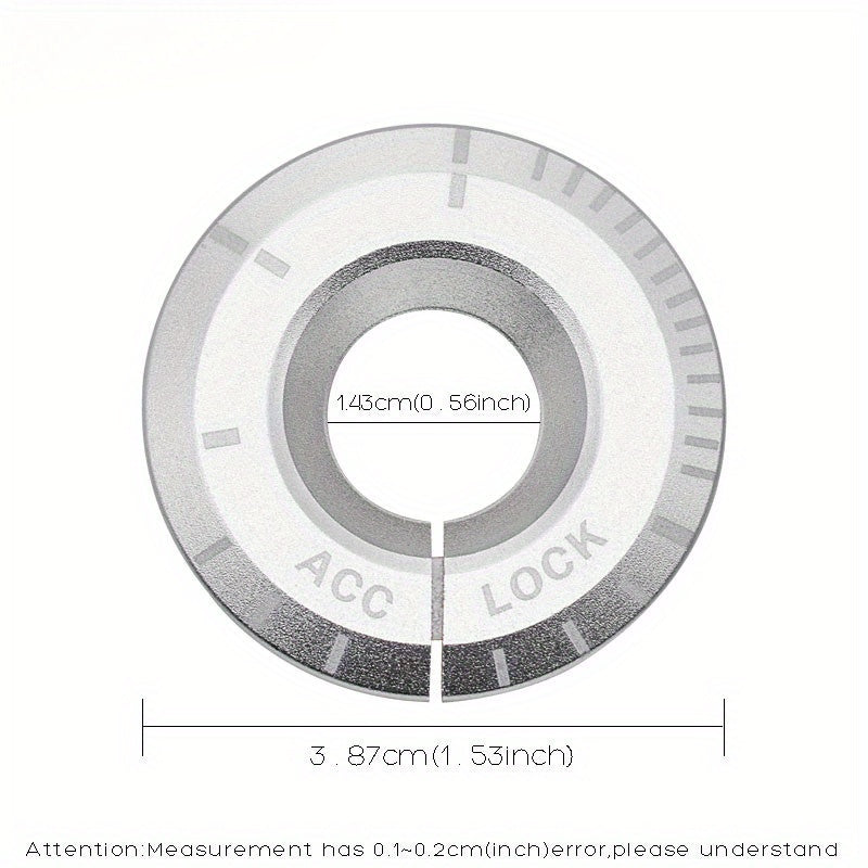 Dekorativ Avtomobil Kaliti Stiker Ishga Tushirish Qopqog'i Avtomobil Qo'shimchalari Transport uchun