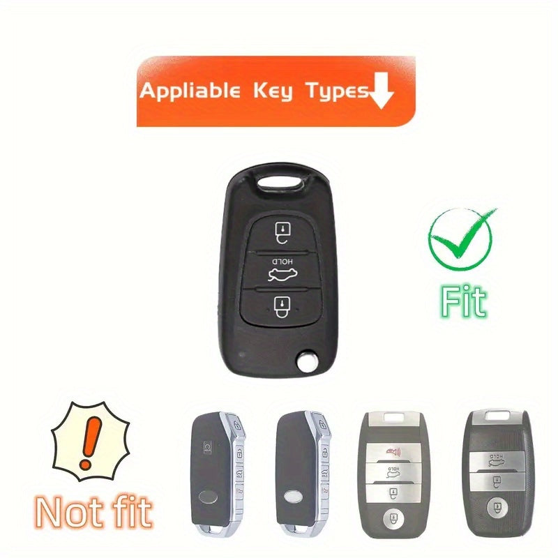 Car Key Cover TPU Remote Protector for Hyundai Kia Vehicles