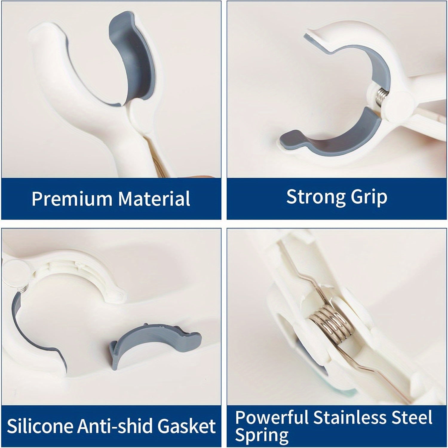 12 Pack Heavy Duty Plastic Beach Towel Clips for Drying Clothes and Securing Towels