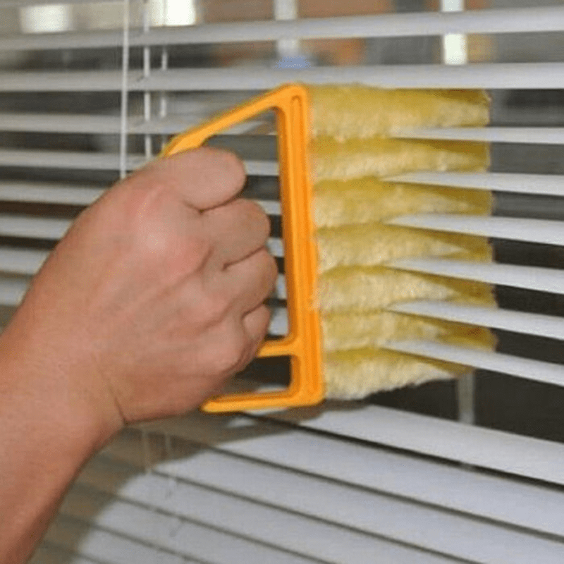 Washable Window Cleaning Brush with Microfibers for Dust and Blind Cleaning