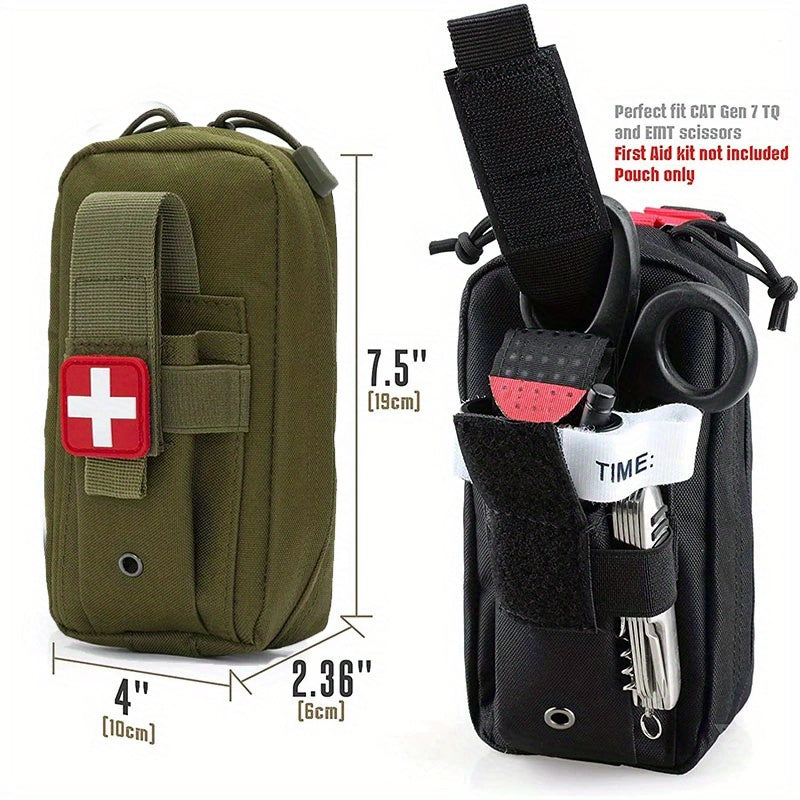 Outdoor Emergency First Aid Kit with Medical Bag and Camping Supplies