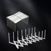 Noxush po'latdan yasalgan idish tokchasi - oshxona stoli, shkaf va raflar uchun tortiladigan ko'p maqsadli saqlash tashkilotchisi - plastinkalar, qozon qopqog'i va kesish taxtalari uchun vertikal quritish tokchasi - oshxona tashkiloti yechimi