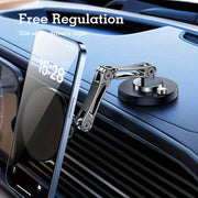 Universal Magnetic Car Phone Holder Aluminum Mount with 360° Rotation