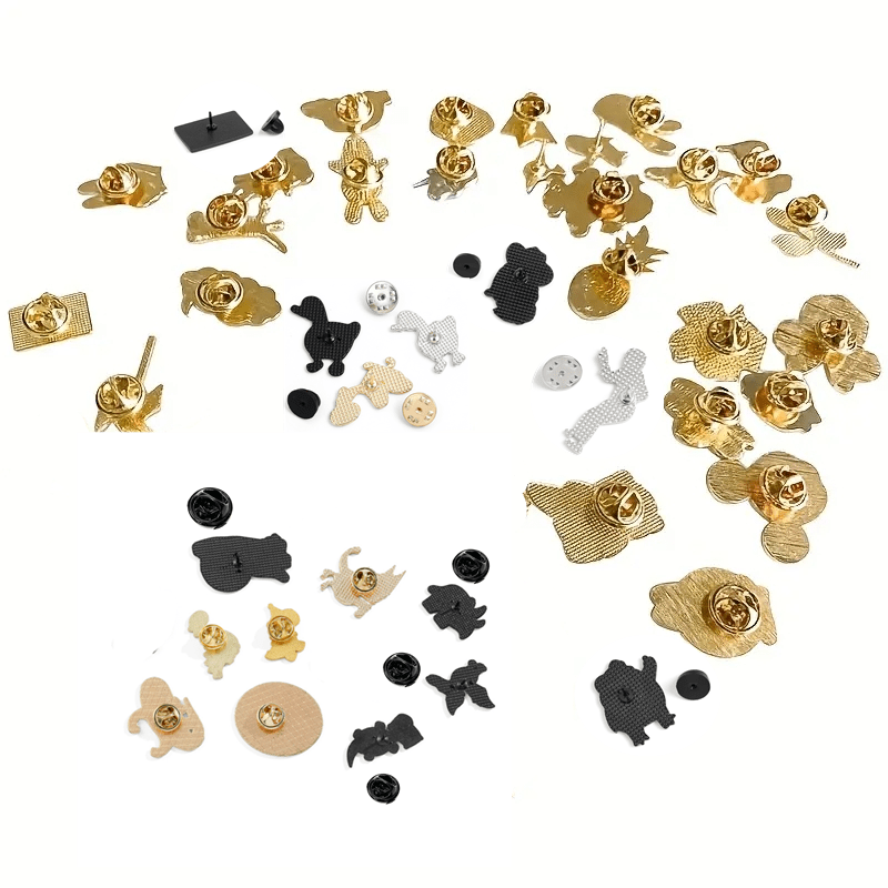 Set of Motivational Enamel Pins for Backpacks and Clothing, Durable Alloy, 10 20 or 30 Pieces