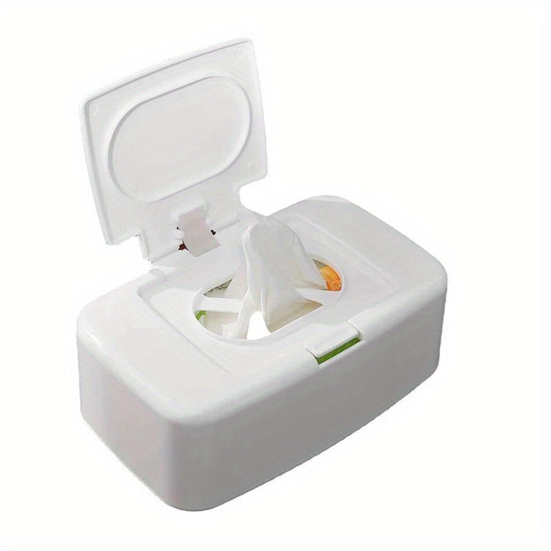 Portable Wet Wipes Dispenser Storage Box with Lid for Travel and Home