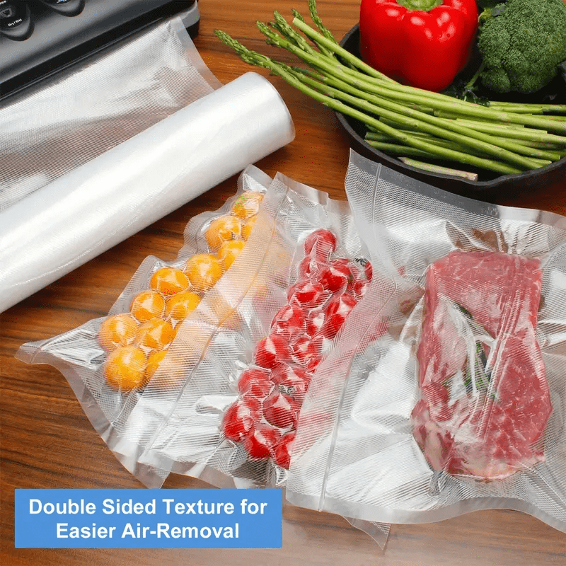 Reusable BPA-Free Vacuum Sealing Bags 5 Meters Long Pack of 2 Food Storage