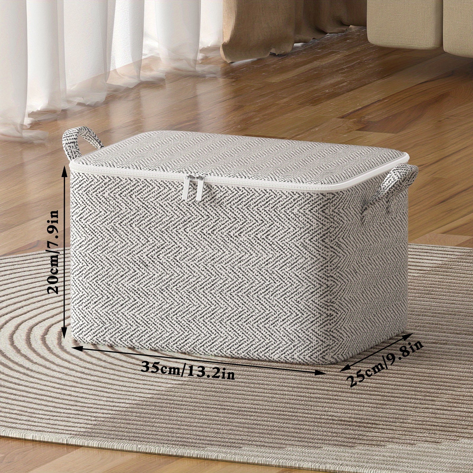 Kulrang O'q Saqlash Sumkasi Katta Hajmda kiyimlar va yostiqlar uchun Ekologik toza kir yuvish tashkilotchisi