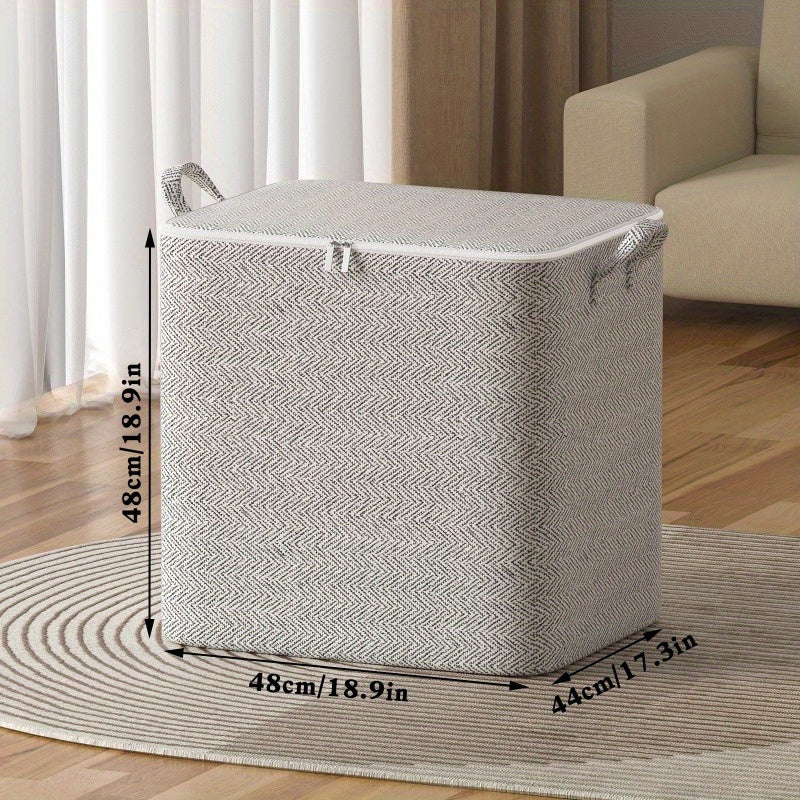 Kulrang O'q Saqlash Sumkasi Katta Hajmda kiyimlar va yostiqlar uchun Ekologik toza kir yuvish tashkilotchisi