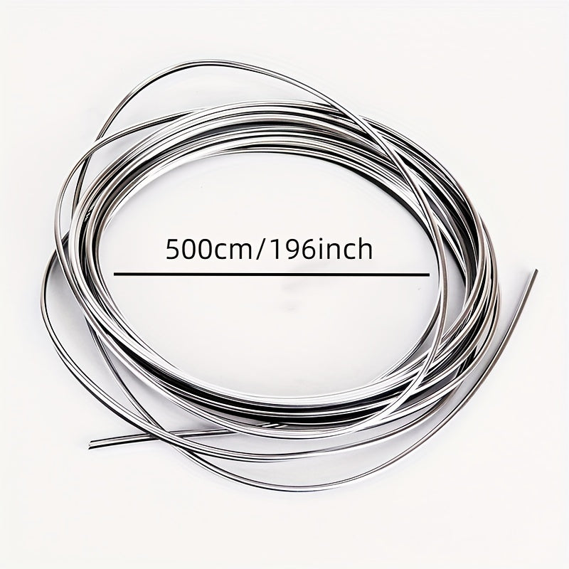 Наклейка для внутренней отделки автомобиля, имитация кожаного молдинга, декор, 5 м, вентиляция приборной панели