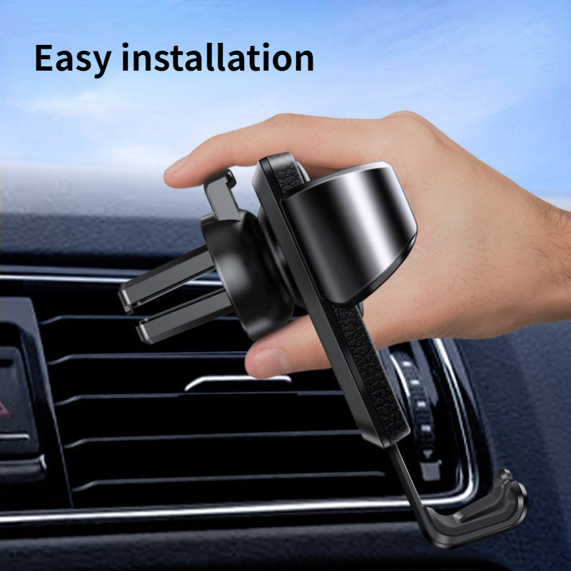 Soporte universal para teléfono de coche de material ABS, clip de ventilación, soporte para navegación