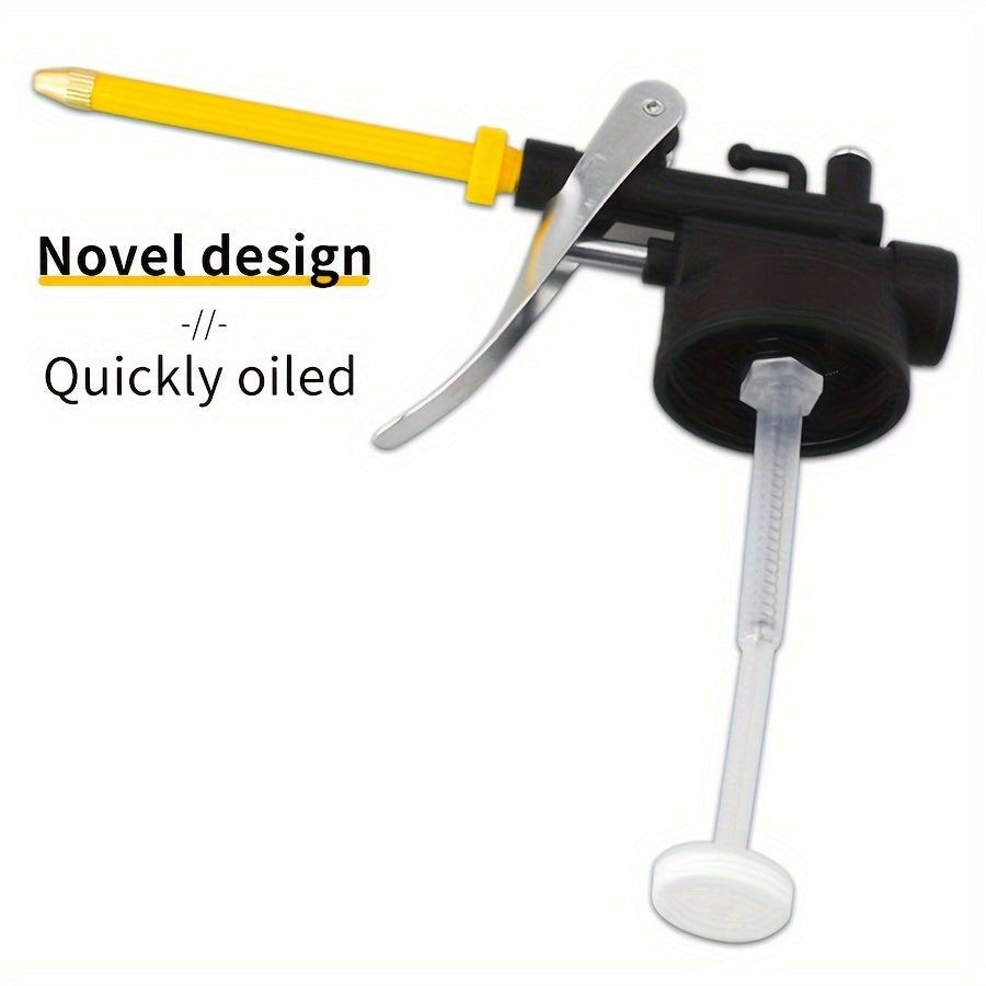 High-Pressure Transparent Oil Bottle with Copper Tip Nozzle for Gasoline and Diesel Engines