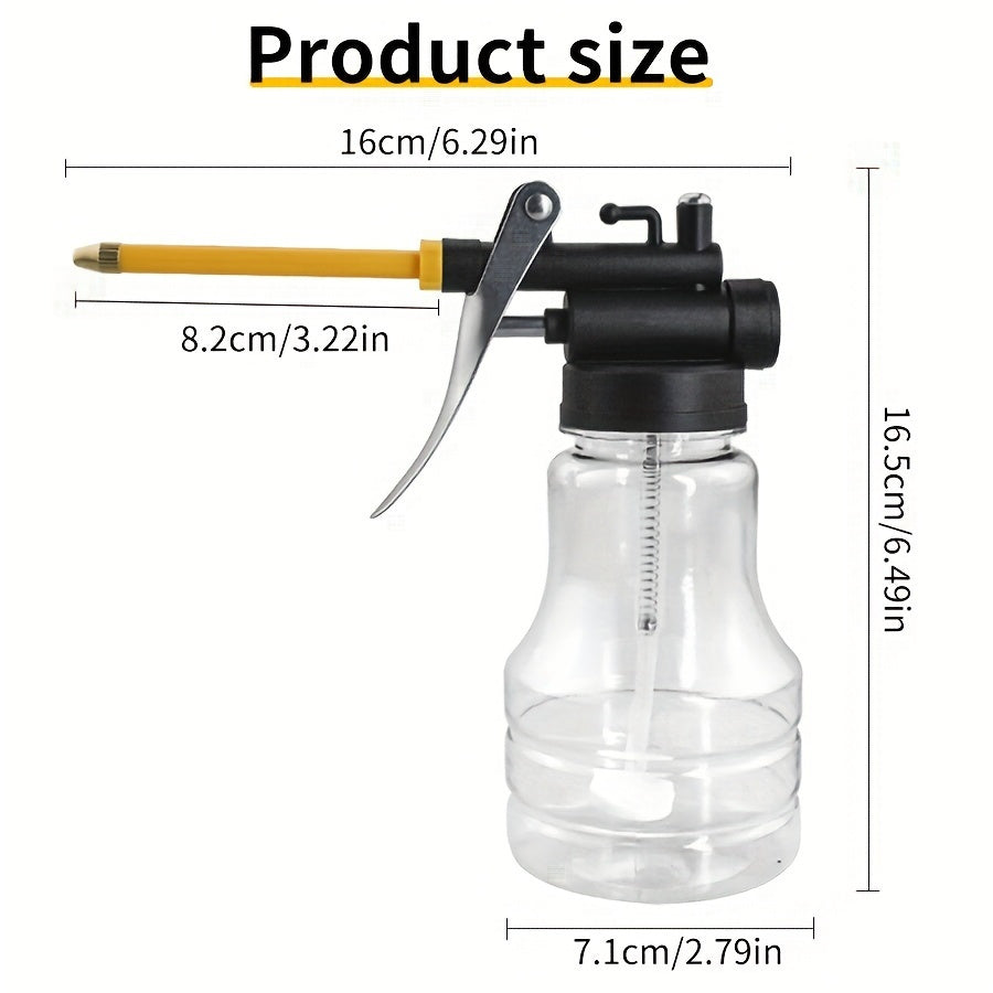 Прозрачная бутылка для масла высокого давления с медленным наконечником-распылителем для бензиновых и дизельных двигателей