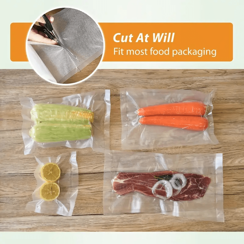 Vacuum Sealing Bags Textured Plastic Food Storage Bags for Compression