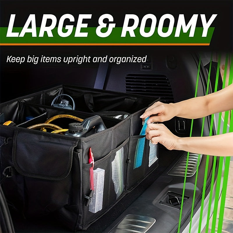 Unisex Car Trunk Storage Box Plastic Practical Organizer Large Capacity