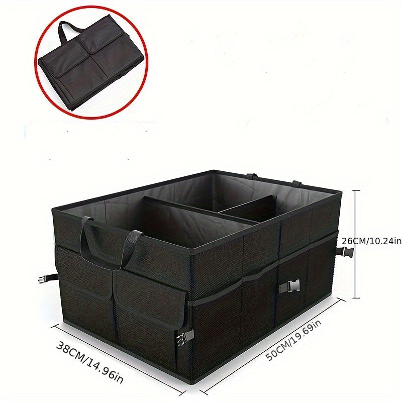 Unisex Car Trunk Storage Box Plastic Practical Organizer Large Capacity