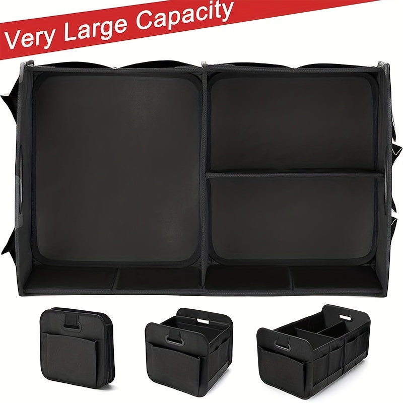 Unisex Car Trunk Storage Box Plastic Practical Organizer Large Capacity