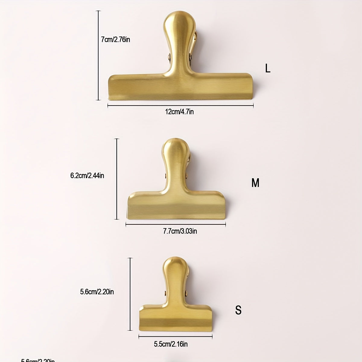 3 ta zanglamas po'latdan yasalgan oziq-ovqat muhrlash kliplari to'plami, ko'p maqsadli T-shaklidagi oshxona asboblari, uyda oziq-ovqatni yangi saqlash uchun snack sumkalarini muhrlash uchun ideal