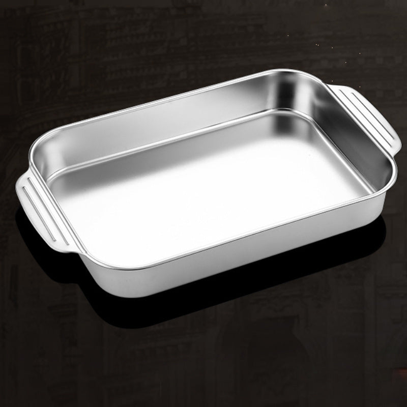 BAIJL Stainless Steel Baking Tray & Broiler Pan: Induksiyaga mos keladigan, teng pishirish uchun chuqur idish dizayni. Pech va gaz plitasiga mos, bardoshli va oson tozalanadigan. Grill qilish uchun zarur bo'lgan mahsulotlar, chiroyli dizaynda