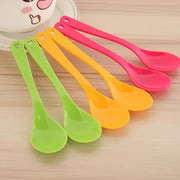 Multi-Purpose Plastic Spoon for Dining Coffee Sweets and Mixing Cocktails