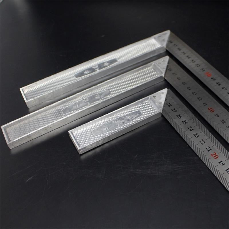 Aluminum Handle Stainless Steel Ruler Right Angle Square 250mm Tools