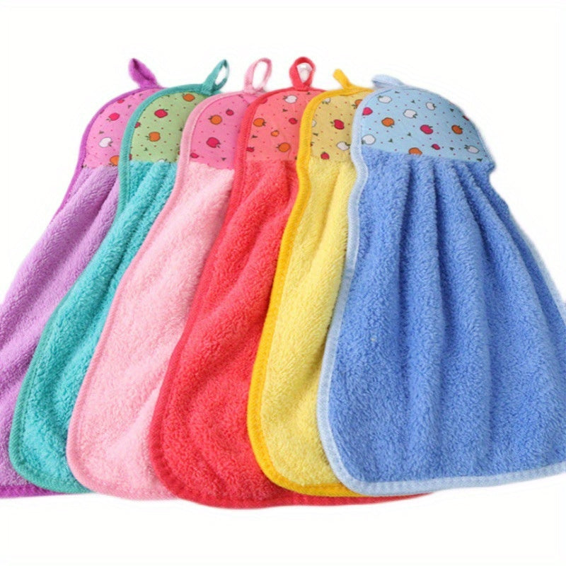 Set of 10 Cotton Polyester Hand Towels for Bathroom Cleaning and Drying