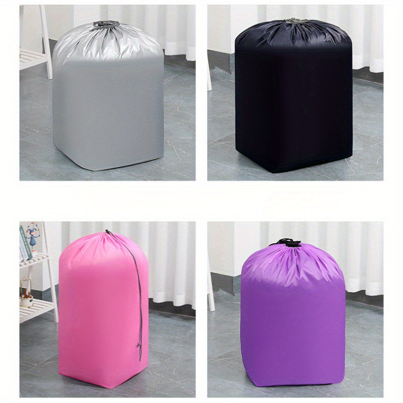 Large Waterproof Dustproof Storage Bag with Drawstring for Clothes and Quilts Multi-Color