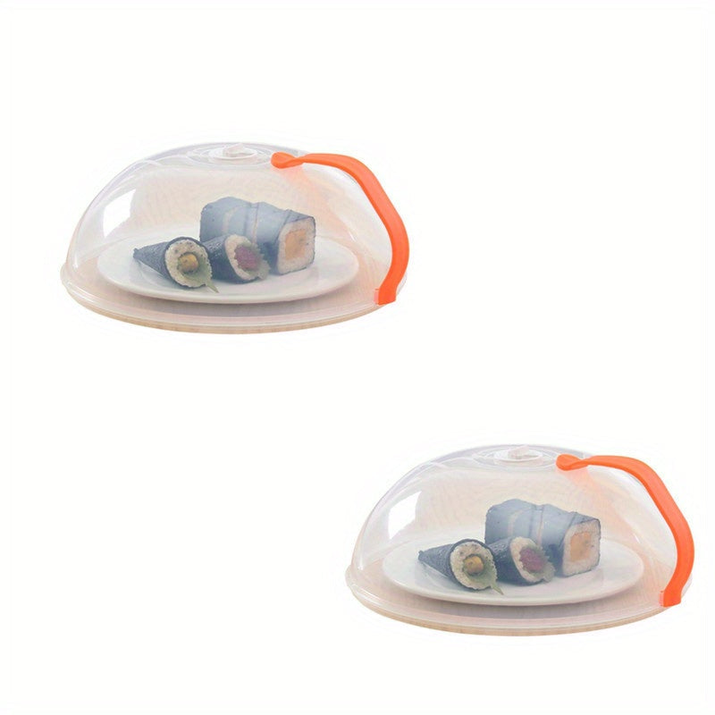 Mikroto'lqinli pech uchun Splash Cover Set - 1 ta Bir martalik, 2 ta Qayta ishlatiladigan variant uchun. Shaffof Anti-Sputtering va Anti-Yog'li Oziq-ovqat Qopqog'i mikroto'lqinli pech uchun. Oshxona uchun havo o'tkazmaydigan va issiqlikka chidamli qopqoq.